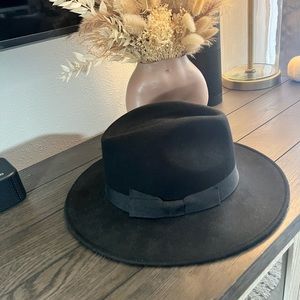 NWT J.Crew Western Hat Grosgrain Trim 100% Wool Hat Sz S-M